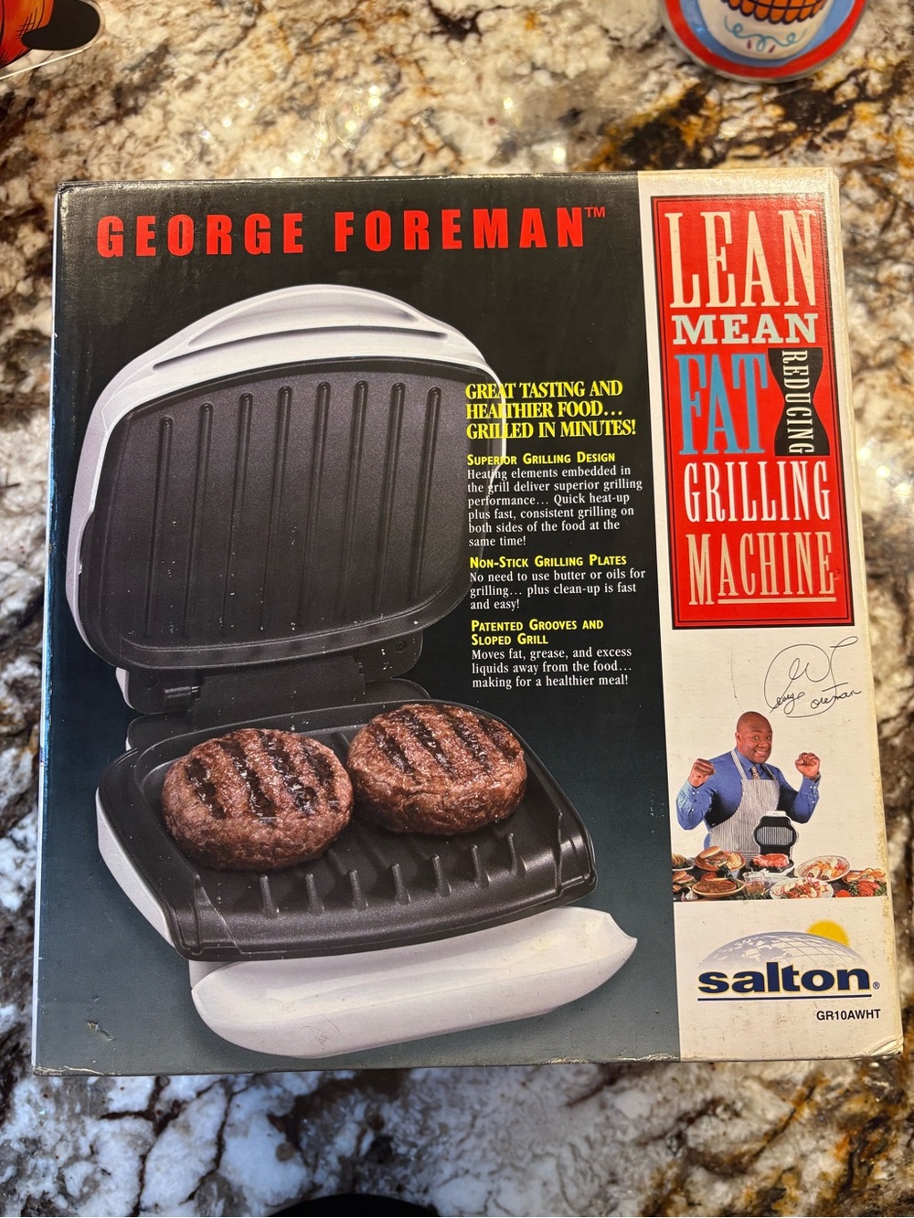 George Foreman Indoor Electric Grill - White and Black Never Been Used
